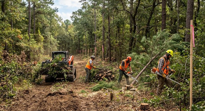 Bushes Clearing in Katy, TX
