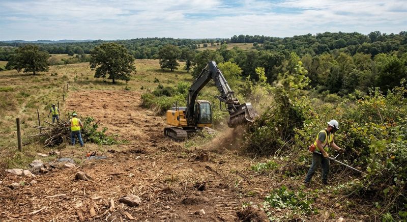 Easement Land Clearing in Katy, TX