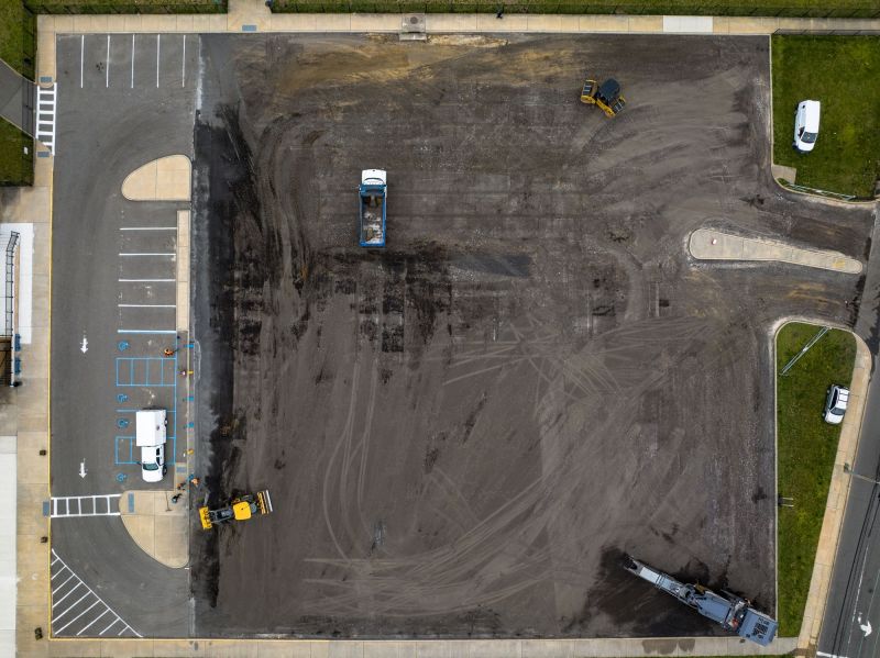 Parking Lot Leveling in Conroe, TX