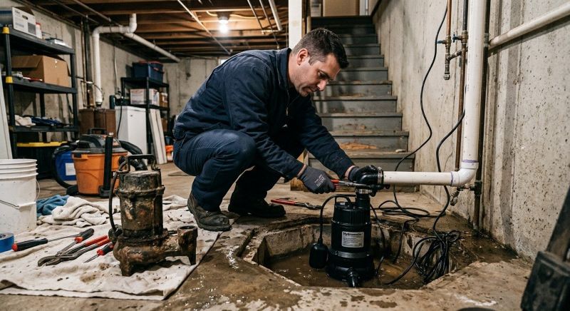 Sump Pump Plumbing in Des Moines, IA